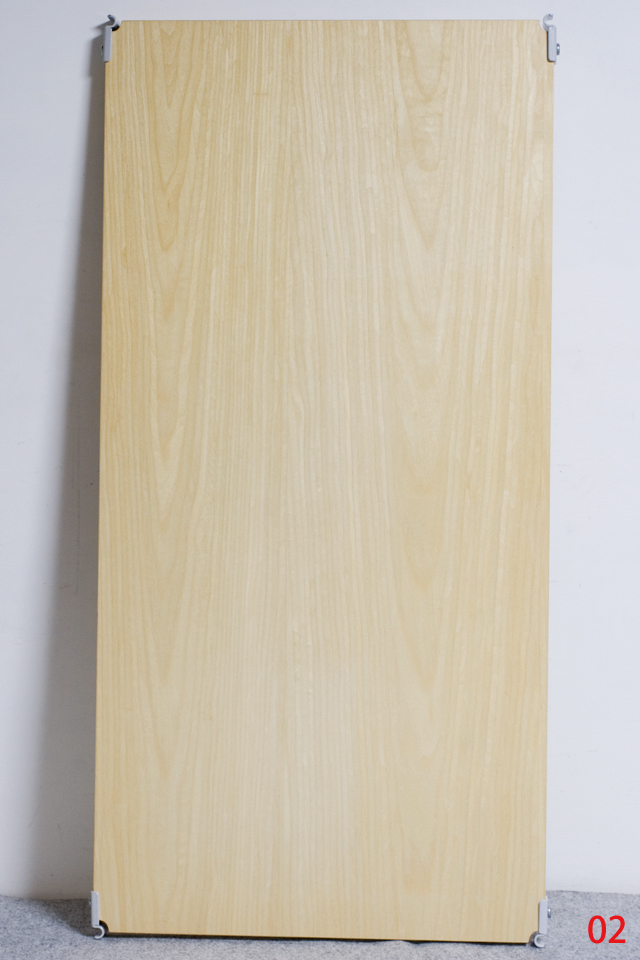 無印良品「スチールユニットシェルフ・木製棚セット・ワイド大・グレー」-06